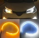 LED ДХО с повторителем поворотов 60 см! Дневные ходовые огни (ДХО) + поворотник NTS011-WY Chip-701 - изображение 3