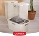Кошик для випраної білизни Curver Natural Style 45l кремовий - зображення 5