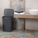 Корзина для белья с крышкой Rotho Country 55l серый - изображение 8