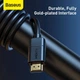 Кабель BASEUS high definition Series HDMI 4K To HDMI 4K Adapter Cable |8m, 4K, HDMI2.0| (CAKGQ-E01) черный - изображение 4