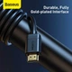 Кабель BASEUS High Definition Series HDMI 4K To HDMI 4K Adapter Cable |5m, 4K, HDMI2.0| (CAKGQ-D01) чорний - изображение 4