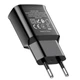 Адаптер сетевой HOCO Star round dual Port charger C88A |2USB, 2.4A| черный - изображение 2