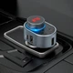 Адаптер автомобильный HOCO Alegria car BT FM transmitter E72 |2USB/Type-C, PD/QC, 45W/3A| черный - изображение 7
