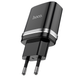 Адаптер мережевий HOCO Ardent single port charger N1 |1USB, 2.4A, 12W| (Safety Certified) чорний - зображення 1