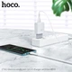 Адаптер мережевий Hoco Micro USB cable Glorious charger set C72Q |1USB, QC3.0/FCP/AFC, 3A, 18W| білий - зображення 2