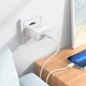 Адаптер мережевий HOCO Type-C to Lightning Cable Leader dual port (2C) charger C108A |2Type-C, 35W/3A, PD/QC| білий - зображення 7