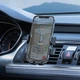 Держатель HOCO Davy one-button air outlet Car holder CA86 черный - изображение 5
