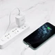 Адаптер сетевой Hoco Type-C to Lightning Cable Speed source C76a Plus |1Type-C, PD/QC, 2-W, 3A| белый - изображение 7