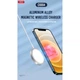Зарядка Qi XO magnetic wireless charger CX004 |15W| белая - изображение 5