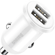 Адаптер автомобильный BASEUS Grain Pro Car Charger |2USB, 4.8A| (CCALLP-02) белый - изображение 1