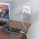Адаптер сетевой Hoco Type-C to Lightning Cable Lineal C95A |1USB/1Type-C, PD/QC, 20W/3A| белый - изображение 4