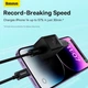 Адаптер мережевий OS-Baseus GaN5 Fast Charger (mini) 1C|1Type-C, QC/PD, 30W| чорний - зображення 8