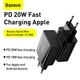 Адаптер сетевой BASEUS Speed Mini Quick Charger 1C |1Type-C, PD/QC,20W, 3A| (CCFS-SN02) черный - изображение 10