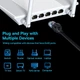 Кабель Baseus high Speed Six types of RJ45 Gigabit network cable (flat cable) |1M| чорний - зображення 10