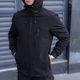 Демисезонная куртка из софтшелла Pobedov XL Черная К-1086 - изображение 5