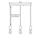 Светильник подвесной на планке MSK Electric Asket NL 660-3W - изображение 2
