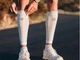 Гетры компрессионные Compressport R2 Oxygen, T2, обхват 34-38 см, бело-серый - изображение 4