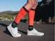 Гетры компрессионные Compressport R2 3.0, T1, обхват 30-34 см, красно-черные - изображение 4