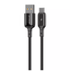 Кабель Charge\OTG Proove Dense Metal USB to Type-C 2.4A 1m Black CCDM20001201 - изображение 1