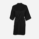 Podomka DKaren Housecoat 90 XL Black (5901780634537) - obraz 3