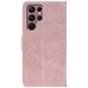 Чохол-книжка Crazy Horse Clasic Samsung Galaxy S22 Ultra (S908) Rose Gold (Front) (49576) - зображення 3