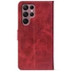 Чохол-книжка Crazy Horse Clasic Samsung Galaxy S22 Ultra (S908) Red Wine (Front) (49577) - зображення 3