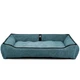 Лежак для собак всех пород EGO Bosyak Soft 2XL 120x100 Синий (лежанка для больших собак от 30 кг) - изображение 3