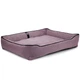 Лежак для собак всех пород EGO Bosyak Soft 2XL 120x100 Розовый (лежанка для больших собак от 30 кг) - изображение 4