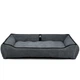 Лежак для собак всех пород EGO Bosyak Soft 2XL 120x100 Серый (лежанка для больших собак от 30 кг) - изображение 3