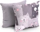 Подушка декоративная Руно Grey Cat антиаллергенное волокно 40х40 см (Р311.52_Grey Cat) - изображение 3