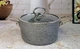 Кастрюля со стеклянной крышкой OMS 3111S-12-Grey 0.7 л 12 см серая 4230067 - изображение 1
