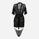 Podomka DKaren Housecoat Anastazja L Black (5903251394346) - obraz 3