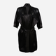 Podomka DKaren Housecoat Barbara M Black (5903251395534) - obraz 3