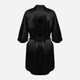 Podomka DKaren Housecoat Barbara L Black (5903251395541) - obraz 4