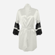 Podomka DKaren Housecoat Beatrice L Light Ecru (5903251396326) - obraz 1