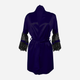 Podomka DKaren Housecoat Beatrice XL Navy Blue (5903251396814) - obraz 1