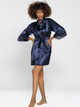 Podomka DKaren Housecoat Belinda 2XL Navy Blue (5903251397675) - obraz 1