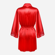 Podomka DKaren Housecoat Belinda L Red (5903251397712) - obraz 4