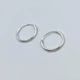 Сережки-кільця срібні d=12mm 0,4г - зображення 1