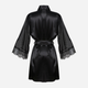 Podomka DKaren Housecoat Bonnie M Black (5903251381438) - obraz 4