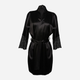 Халат жіночий DKaren Housecoat Clarisse S Black (5903251394568) - зображення 1