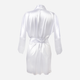 Халат жіночий DKaren Housecoat Clarisse M White (5903251394513) - зображення 4