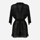 Podomka DKaren Housecoat Costance XL Black (5903251394414) - obraz 2