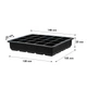 Силиконовая форма CUMENSS AI-820 Cube 20 Black для льда - изображение 3