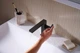 Змішувач для раковини 110 Fine CoolStart EcoSmart+ Hansgrohe Tecturis E (колір - чорний матовий), з донним клапаном Push-Open 73020670 - изображение 3
