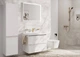 Змішувач для раковини 110 Fine CoolStart EcoSmart+ Hansgrohe Tecturis E (колір - шліфована бронза), з донним клапаном 73023140 - изображение 2