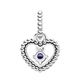 Zawieszka charms Pandora Signature 798854C12 Srebrna (5700302860801) - obraz 2
