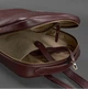 Кожаный женский рюкзак на молнии COOPER бордовый - изображение 4