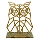 Упори для книг Owl Золотисті - зображення 4