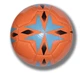 Мяч футбольный Jom toys №2/ D15см Orange материал / PVC, 100 г. - изображение 2